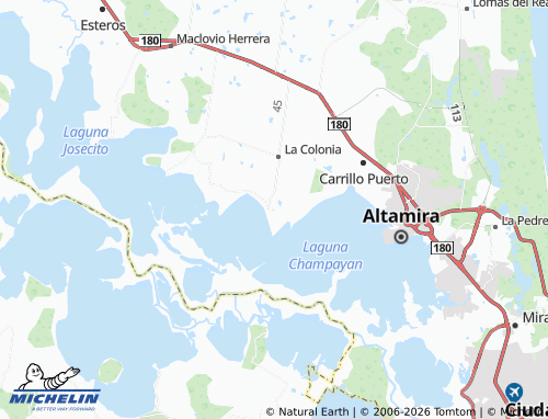 MICHELIN Tres de Mayo map - ViaMichelin