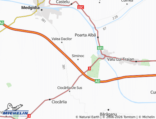 Carte MICHELIN Siminoc - ViaMichelin