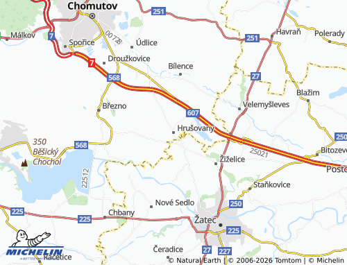 Mappa MICHELIN Hrušovany - ViaMichelin