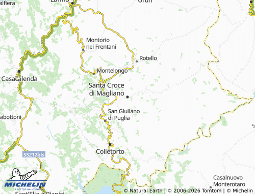 Mappa MICHELIN Santa Croce di Magliano - ViaMichelin
