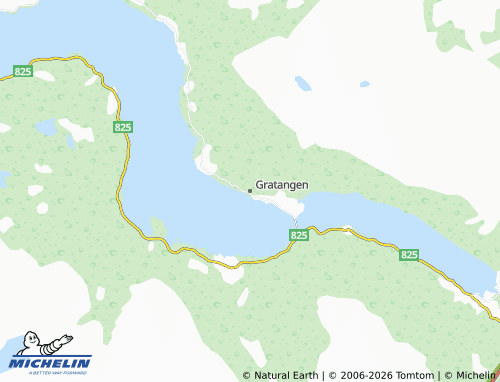 Mappa MICHELIN Gratangen - ViaMichelin
