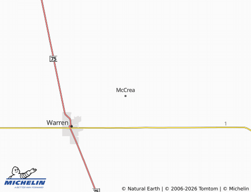 Mappa MICHELIN McCrea - ViaMichelin