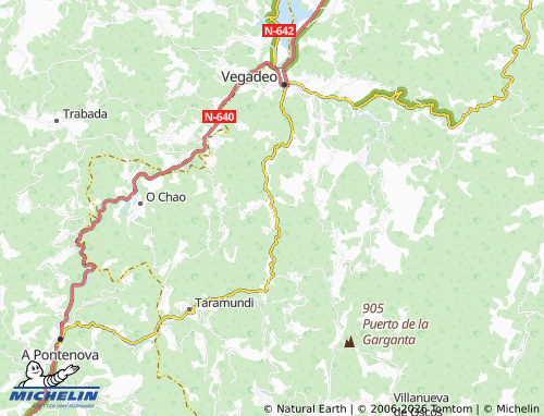 MICHELIN-Landkarte Ouria - ViaMichelin