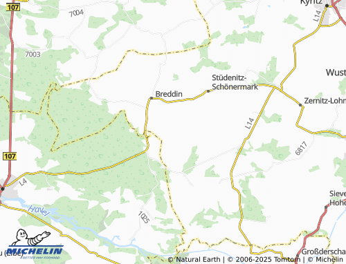Carte MICHELIN Sophiendorf - ViaMichelin