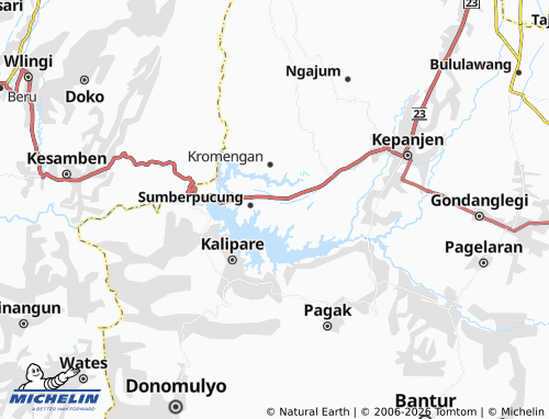 MICHELIN-Landkarte Jatiguwi - ViaMichelin