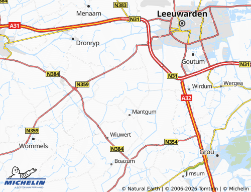 MICHELIN Jorwert map - ViaMichelin