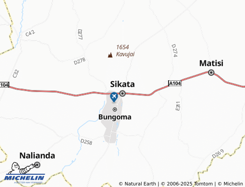 MICHELIN Sikata map - ViaMichelin