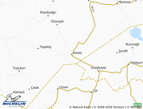 Mapa MICHELIN Kerpiç - ViaMichelin