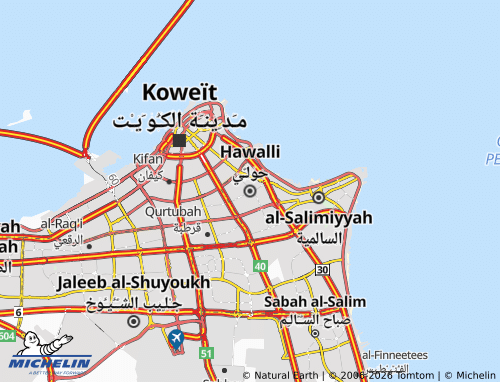 Kaart MICHELIN Hawali - ViaMichelin