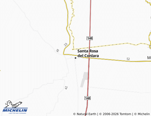 Mapa MICHELIN Santa Rosa del Conlara - ViaMichelin