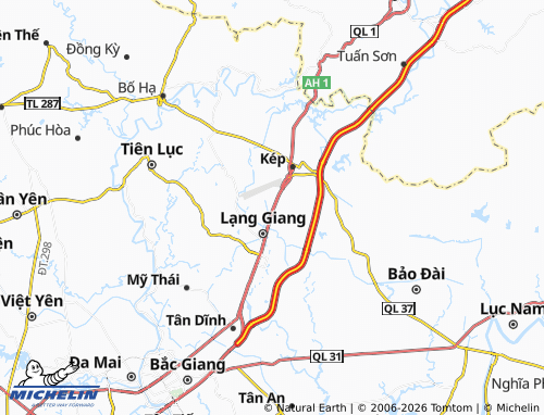 Mapa MICHELIN Hương Lạc - ViaMichelin