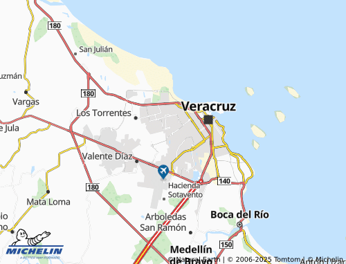 Kaart MICHELIN Oceaneda, El Vergel - ViaMichelin