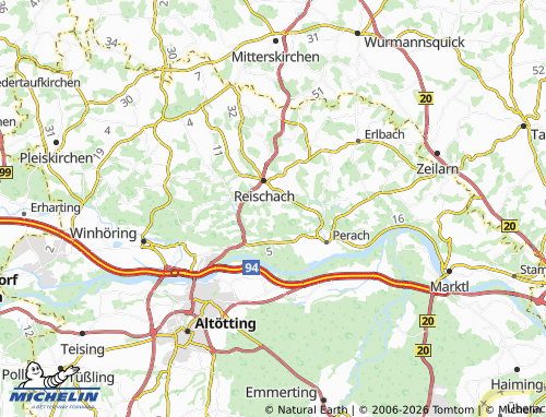 Mappa MICHELIN Aushofen - ViaMichelin