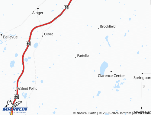 Mapa MICHELIN Partello - ViaMichelin