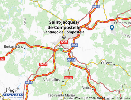 MICHELIN Combarro map - ViaMichelin