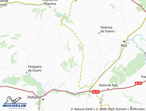 MICHELIN Corrales de Duero map - ViaMichelin