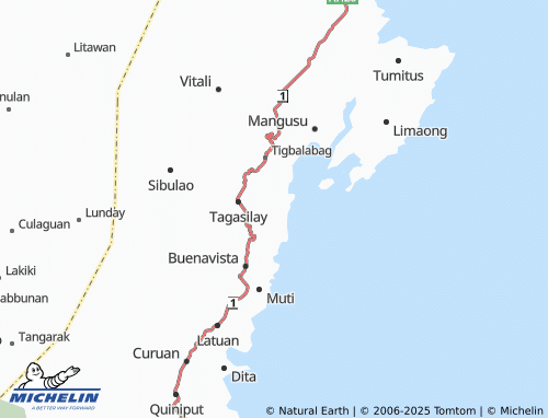 MICHELIN Taguiti map - ViaMichelin