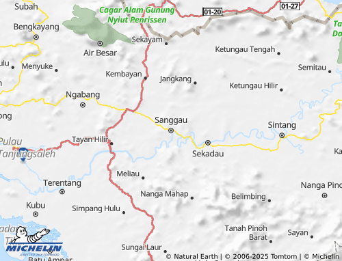 MICHELIN Sanggau map - ViaMichelin
