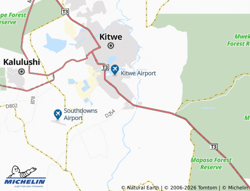 Kaart MICHELIN Mulenga - ViaMichelin