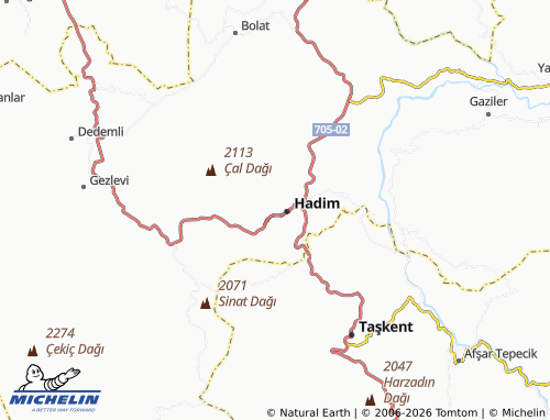 Mappa MICHELIN Armağanlar - ViaMichelin