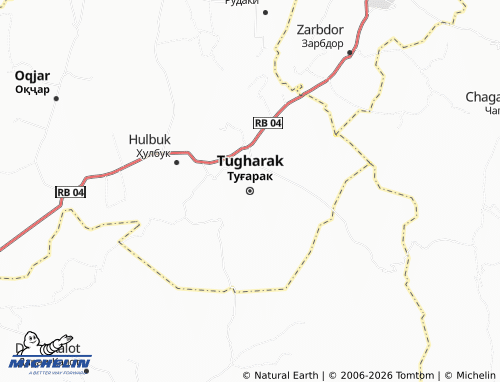 Mappa MICHELIN Tugharak - ViaMichelin