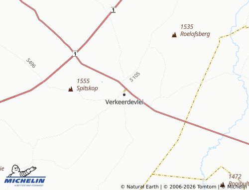 Kaart MICHELIN Verkeerdevlei - ViaMichelin