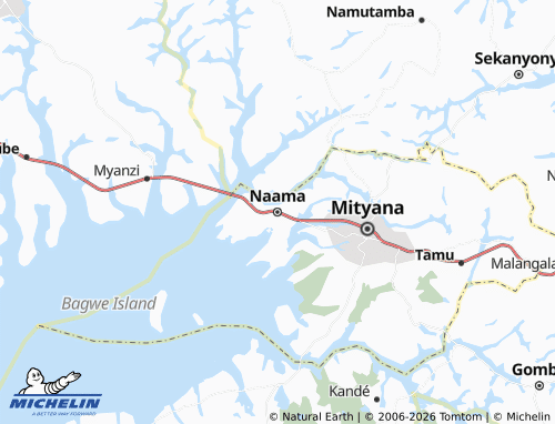 Mappa MICHELIN Naama - ViaMichelin