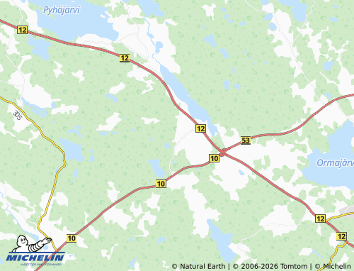 MICHELIN-Landkarte Mäntynummi - ViaMichelin