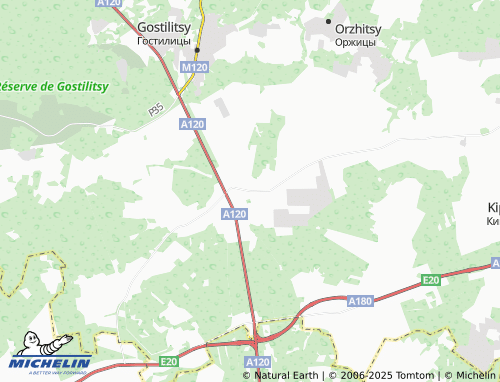 MICHELIN Dyatlitsy map - ViaMichelin