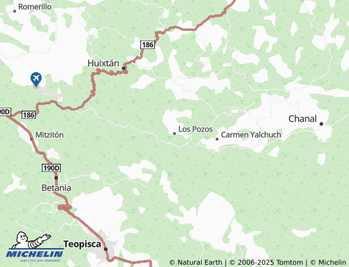 MICHELIN Los Pozos map - ViaMichelin