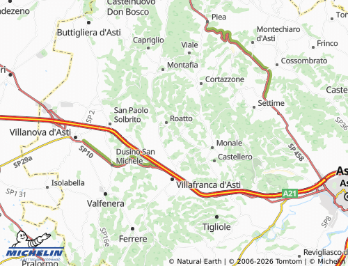 Kaart MICHELIN Maretto - ViaMichelin