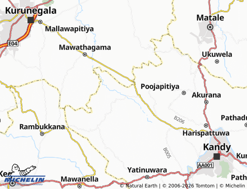 MICHELIN Gunadaha map - ViaMichelin