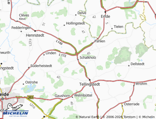Mappa MICHELIN Schalkholz - ViaMichelin