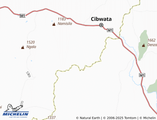 MICHELIN Chikalenje map - ViaMichelin