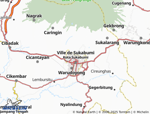 MICHELIN Selabatu map - ViaMichelin