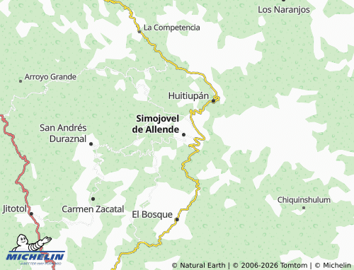 MICHELIN Nueva Primavera map - ViaMichelin