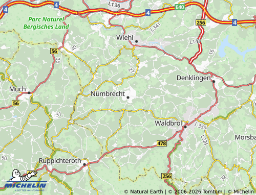 MICHELIN Nümbrecht map - ViaMichelin