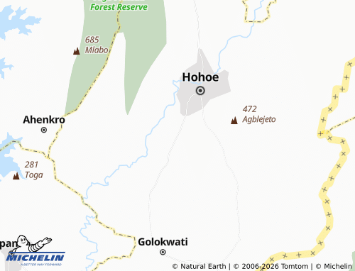 MICHELIN Wegbe map - ViaMichelin