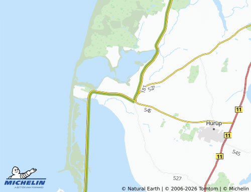 MICHELIN Vesterby map - ViaMichelin