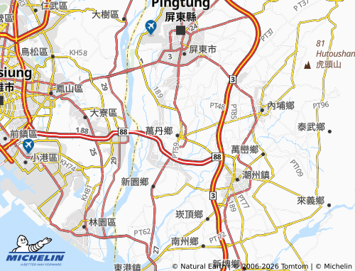 Mapa MICHELIN Wàndān Xiāng - ViaMichelin