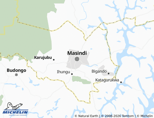 Mappa MICHELIN Masindi - ViaMichelin