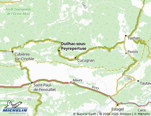 Mapa MICHELIN Cucugnan - ViaMichelin