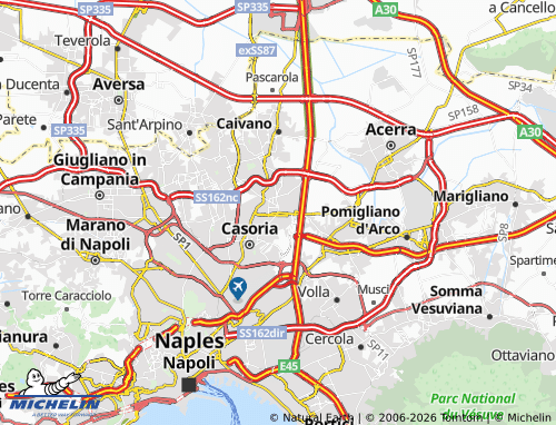 MICHELIN Afragola map - ViaMichelin