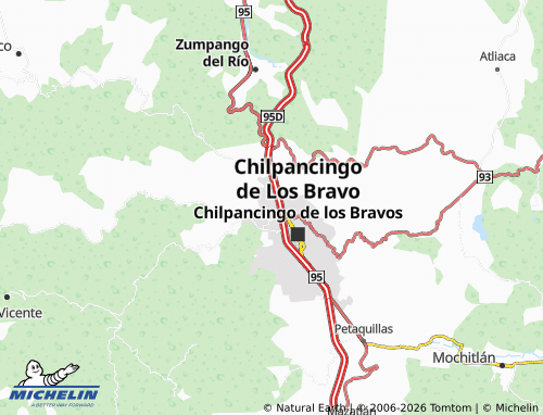 MICHELIN Villas Laurel map - ViaMichelin