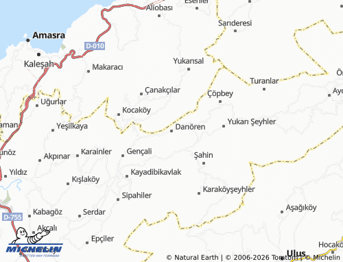 MICHELIN Darıören map - ViaMichelin