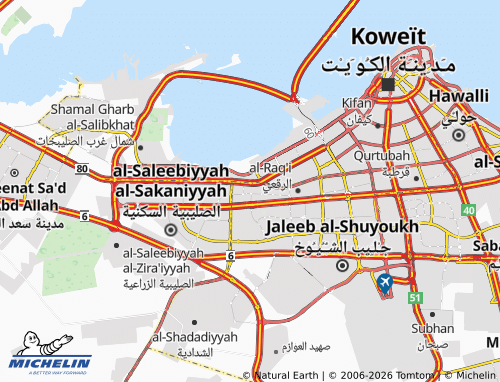 MICHELIN Al Andalous 9 map - ViaMichelin