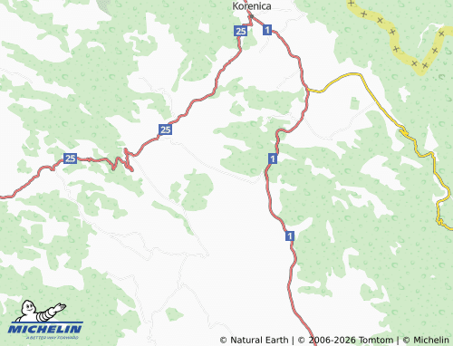 MICHELIN Debelo Brdo map - ViaMichelin