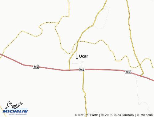 MICHELIN Ucar map - ViaMichelin