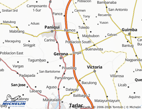 MICHELIN Singat map - ViaMichelin