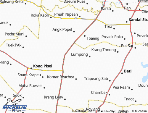 MICHELIN Tang Doung map - ViaMichelin